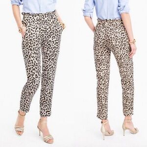 J. Crew Leopard Print Ankle Pants